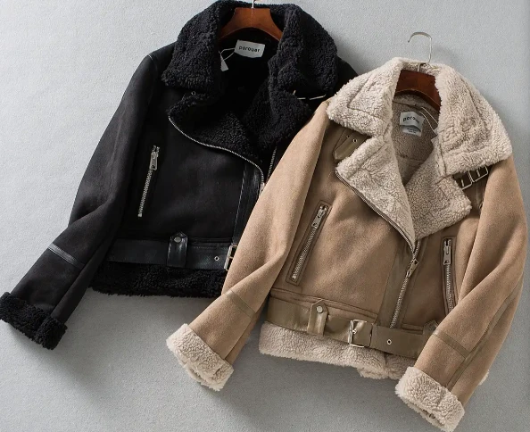 Suede With Rabbit fur factory